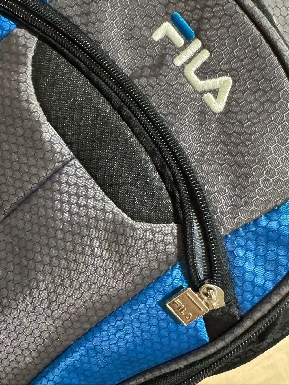 Fila Black and Blue Men's Sport Backpack Fila Tech laptop backpack unisex